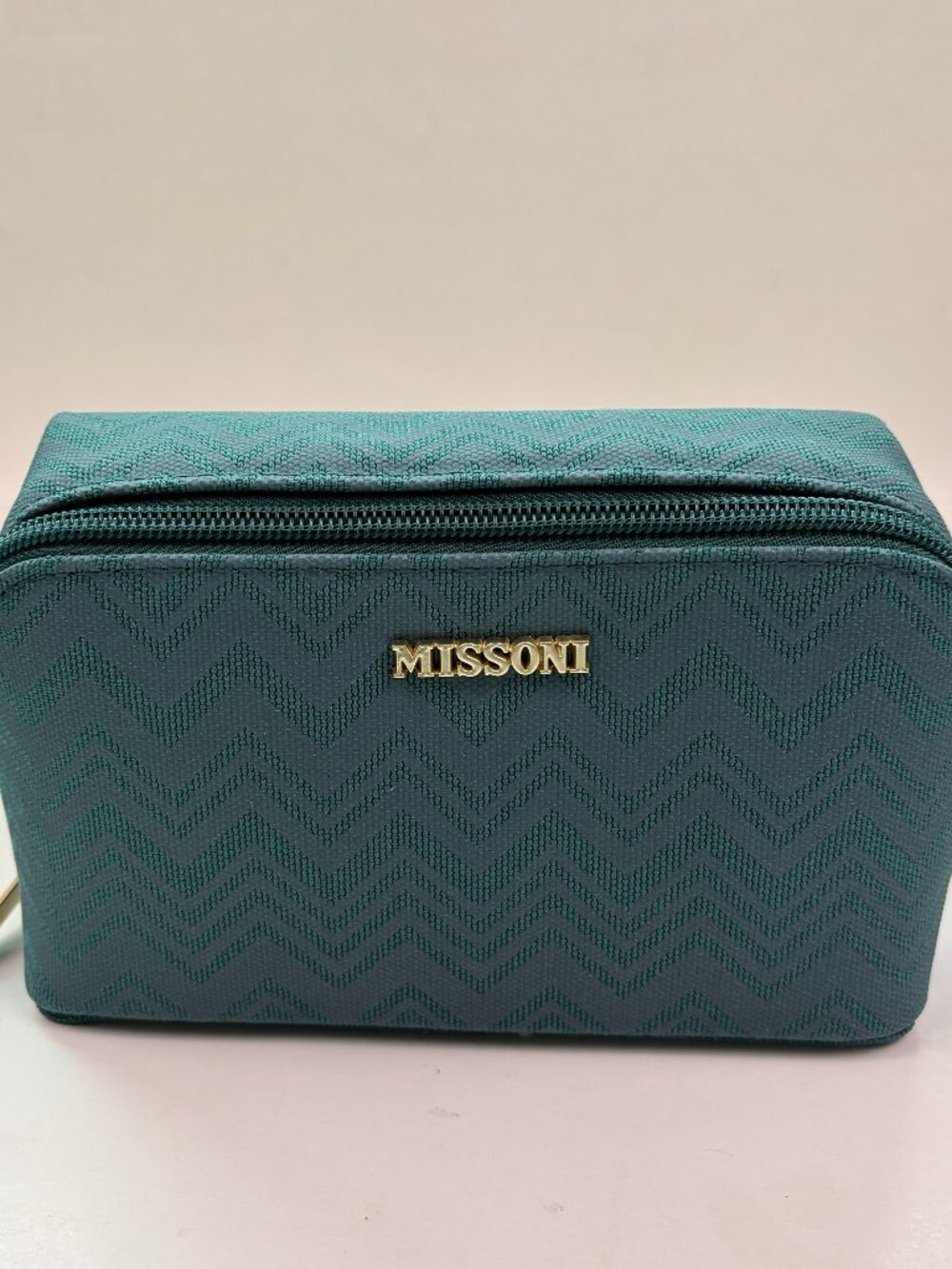 MISSONI Delta One 2026 Blue Airline Amenity Kit Bag Cosmetic Travel Case